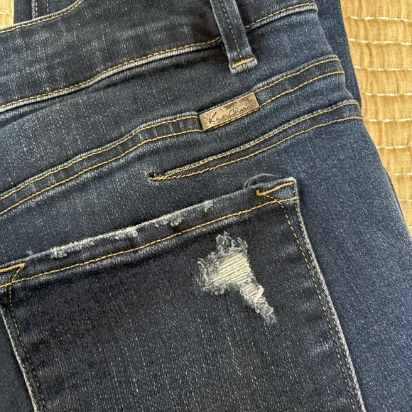 KanCan Dark Blue Distressed Skinny Jeans - Picture 4 of 5